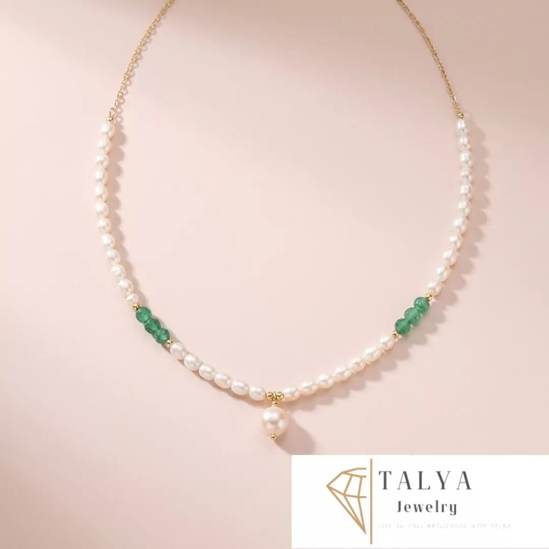 Collier perles Bonheur En Or 18K — صورة 1