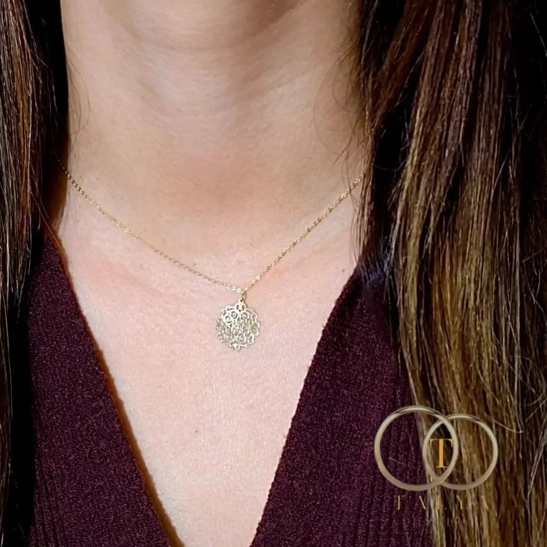 Collier Mosaïque En Or 18K — صورة 1