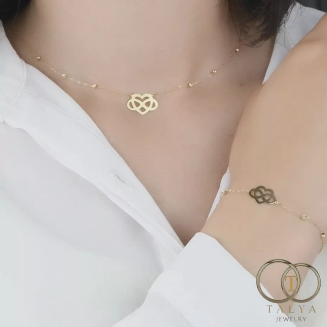 Ensemble Amour infini en Or 18K — image 1