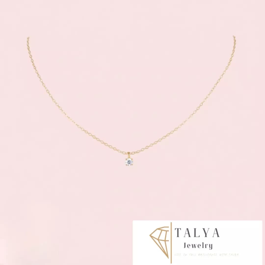 Collier Goutte en Or 18K — image 1